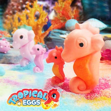 Растущая игрушка в яйце Tropical Eggs Жители тропических морей (в ассортименте, в дисплее) 77/CN-2020