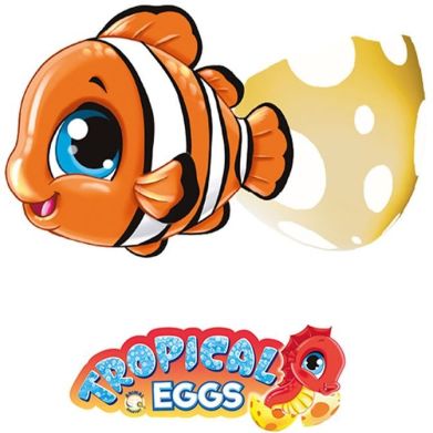 Растущая игрушка в яйце Tropical Eggs Жители тропических морей (в ассортименте, в дисплее) 77/CN-2020