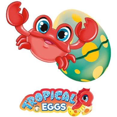 Растущая игрушка в яйце Tropical Eggs Жители тропических морей (в ассортименте, в дисплее) 77/CN-2020