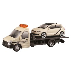 Игровой набор Bburago Автоперевозчик с автомоделью VW Polo GTI Mark 5 18-31403