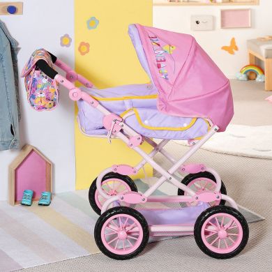 Коляска для куклы Baby Born Делюкс S2 складная с сумкой 828649