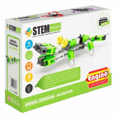 Конструктор Engino Stem Heroes Царство животных Аллигатор SH13