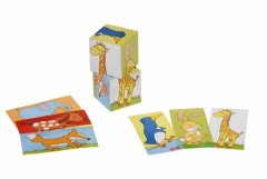 Кубики деревянные goki Животные 57725G