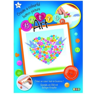 Набор для творчества Sequin Art Button Сердце SA1527