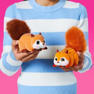 Інтерактивна іграшка PETS ALIVE S1 БІЛОЧКА (коричневий) 9565E