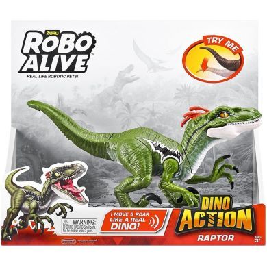 Интерактивная игрушка ROBO ALIVE серии Dino Action РАПТОР 7172