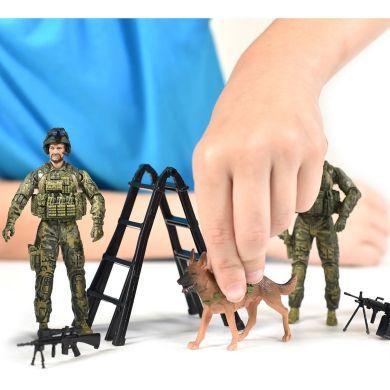 Игровой набор фигурок солдат ELITE FORCE РЕЙНЖЕРЫ (5 фигурок, аксессуар.) 101855