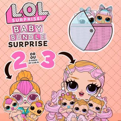 Ігровий набір з ляльками L.O.L.SURPRISE! серії Baby Bundle МАЛЮКИ в ас., в диспл. 507321