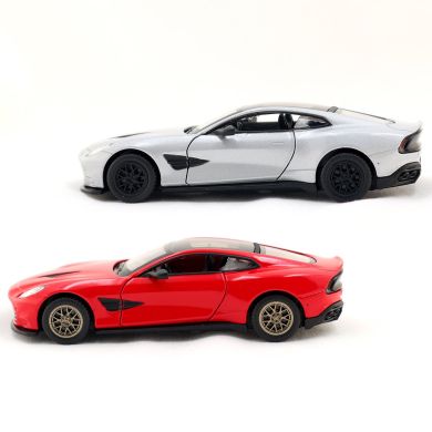 Автомодель - Aston Martin Vanquish (червоний, сріблястий)