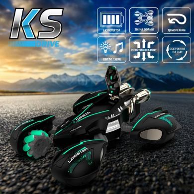 Автомобіль ТРЮКОВИЙ на р/к LOBSTER (1:14, 2.4 ГГц (Ghz), чорний, акум. 3,7 V) SL-432ABl