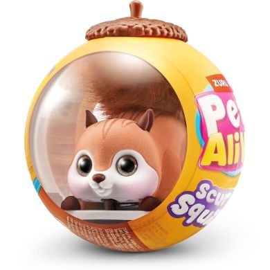 Інтерактивна іграшка PETS ALIVE S1 БІЛОЧКА (коричневий) 9565E