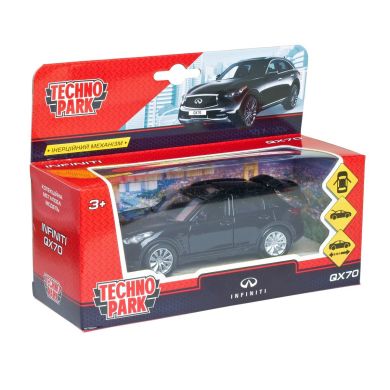 Автомодель Technopark Infiniti Qx70 черная 1:32 QX70-BK