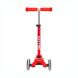 Самокат Micro серии Mini Deluxe Красный (до 50 кг, трехколесный, LED) Micro MMD052