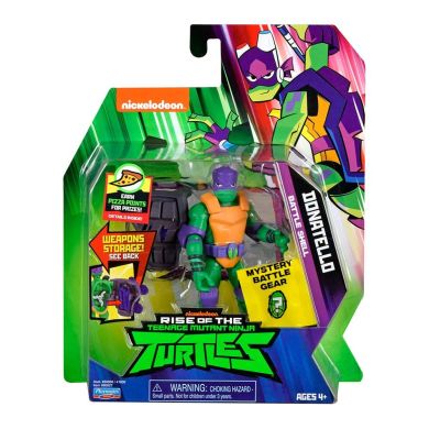 Фигурка TMNT Эволюция черепашек-ниндзя Донателло с боевым панцирем 12 см 80827