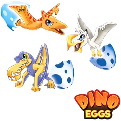 Растущая игрушка в яйце Dino Eggs Динозавры неба, земли, моря в ассортименте T027-2019