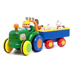 Игровой набор Kiddieland Трактор Фермера 49726, Разноцветный