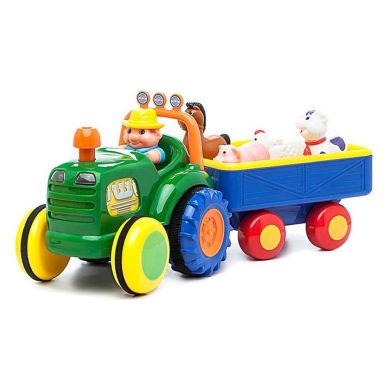 Ігровий набір Kiddieland Трактор фермера 49726, Різнокольоровий