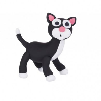 Набор для лепки Paulinda Super Dough Fun4one Кот подвижные глаза PL-1561