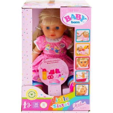 Кукла BABY BORN МЛАДШАЯ СЕСТРИЧКА (36 см, с аксессуарами) 834916
