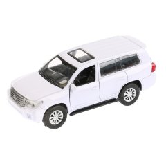 Автомодель Technopark Toyota Land cruiser белая 1:32 CRUISER-WTFOB