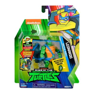Фигурка TMNT Эволюция черепашек-ниндзя Леонардо с боевым панцирем 12 см 80826