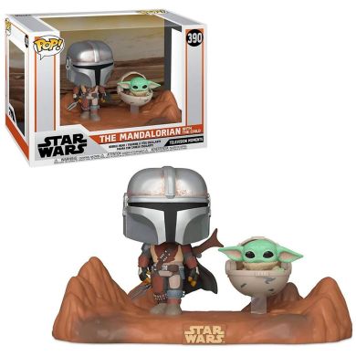 Игровая фигурка Moment серии Мандалорец Малыш и мандалорец Funko 49930