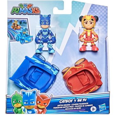 Ігровий набір Герої в масках Кетбой проти Ен Ю (2 фігурки, 2 машинки) PJ Masks F2843