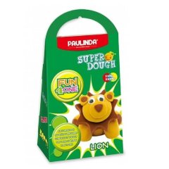 Набор для лепки Paulinda Super Dough Fun4one Лев подвижные глаза PL-1542