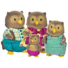 Набор фигурок Li'l Woodzeez Семья Сов 6007M
