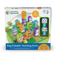 Учебный игровой набор Веселая ферма Learning Resources LER3376, Разноцветный
