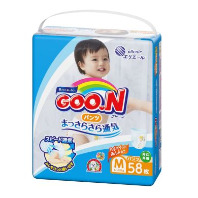 Подгузники Goo.N М для детей 6-12 кг 58 шт 853626/843095 4902011850642, 58