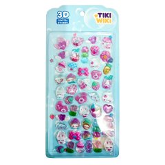 Набір 3D-наліпок Tiki Wiki серії Crystal &ndash; Тікі фантазія