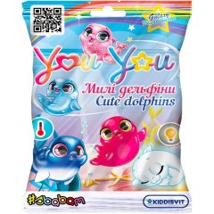 Колекційна фігурка-сюрприз YOU YOU МИЛІ ДЕЛЬФІНИ (в диспл.) 58/CN21