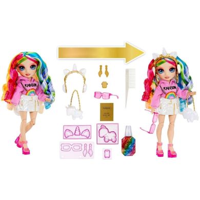 Ігровий набір з лялькою RAINBOW HIGH серії Creative Crystals АМАЯ (з аксесуарами) 121411