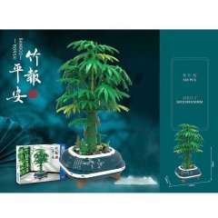 Конструктор 00389 (24) &ldquo;Bamboo bonsai&rdquo;, 528 деталей, в коробці, 19.8, 13.2