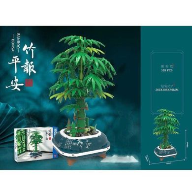 Конструктор 00389 (24) &ldquo;Bamboo bonsai&rdquo;, 528 деталей, в коробці, 19.8, 13.2