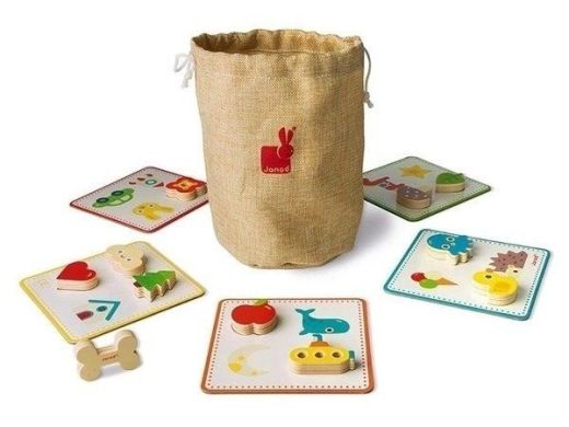 Настільна гра Janod Лото Вивчаємо форми J05318