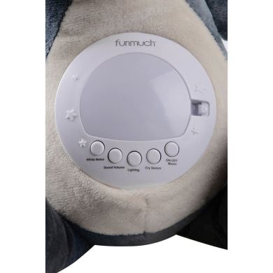 Іграшка FUNMUCH Єнот з датчиком плачу AI та проектором, колискові, білий шум FM666-72
