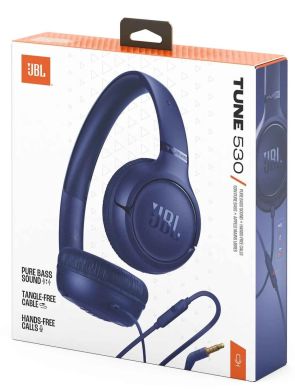 Гарнітура JBL TUNE 530 Blue (JBLT530BLU)