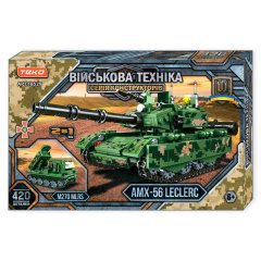 Конструктор &ldquo;Військова техніка&rdquo; 18529 (24) "Teko", 420 деталей, 2 в 1, танк + РСЗВ, в коробці