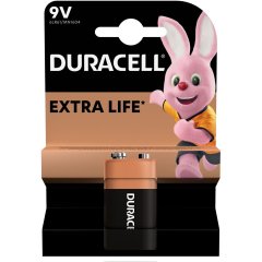 Лужні батарейки Duracell 9V 6LR61 1 шт. в упаковці 5006014 5000394066267
