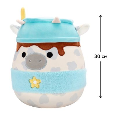М'яка іграшка Squishmallows &ndash; Сіра корівка (30 cm)