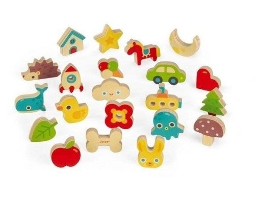 Настільна гра Janod Лото Вивчаємо форми J05318