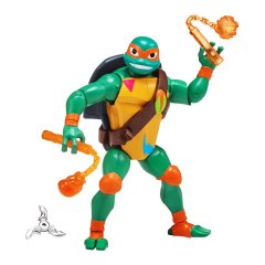 Фигурка TMNT Эволюция черепашек-ниндзя Микеланджело с боевым панцирем 12 см 80828