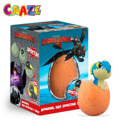 Игрушка растущая Craze Mega Eggs DreamWorks Dragons в яйце сюрприз 13328