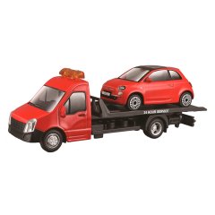 Игровой набор Bburago Автоперевозчик с автомоделью Fiat 18-31402