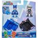 Игровой набор Герои в масках Кетбой против Луны (2 фигурки, 2 машинки) PJ Masks F2840
