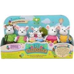Набор фигурок Li`l Woodzeez Большая Семья Мышей 6491Z