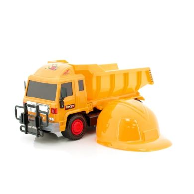 Машинка Same Toy Builder Самосвал и каска R6005-3Ut