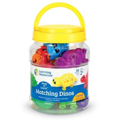 Учебный игровой набор В мире животных Динозаврики Learning Resources LER6708, Разноцветный